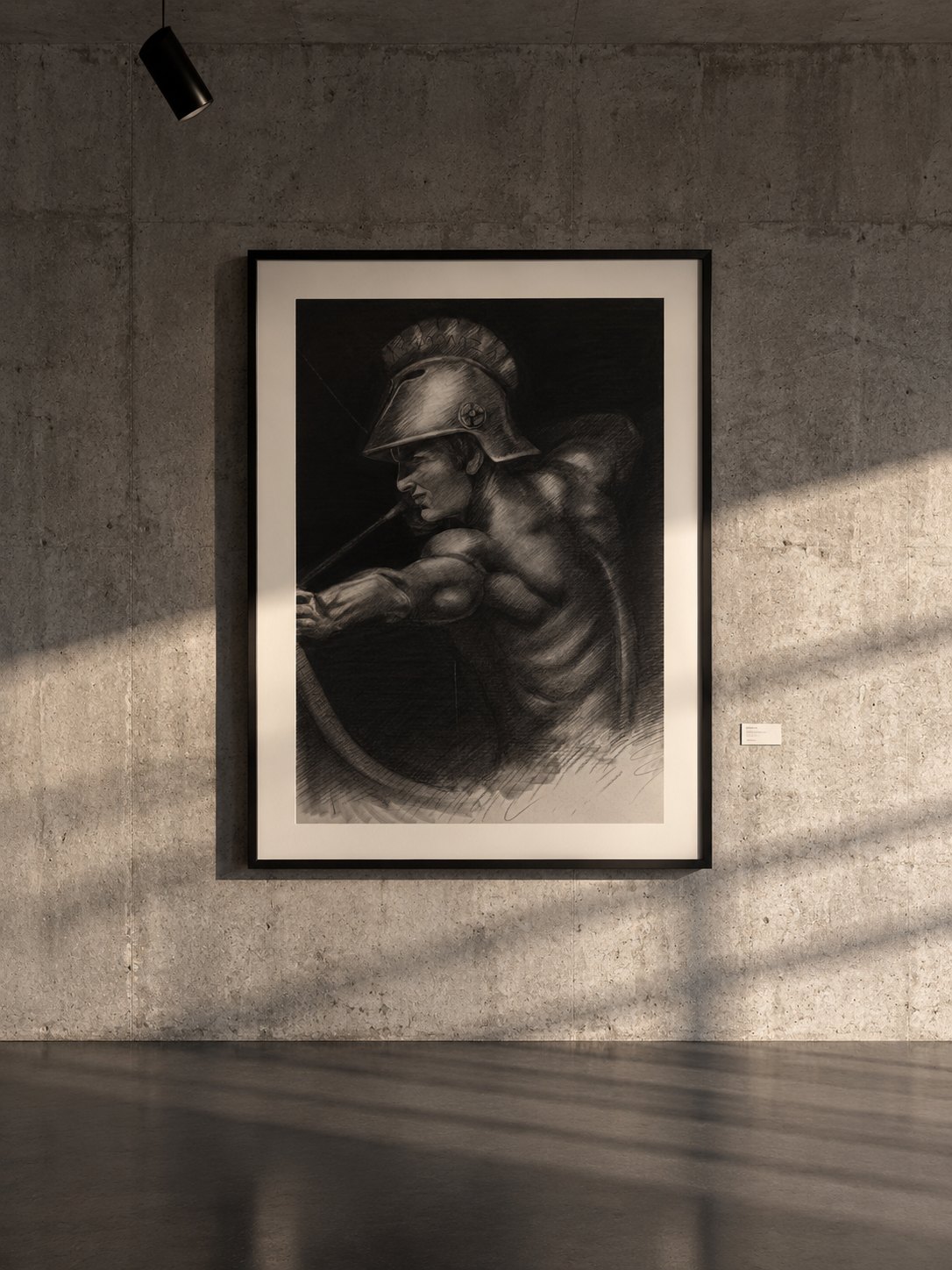 Apollo, framed