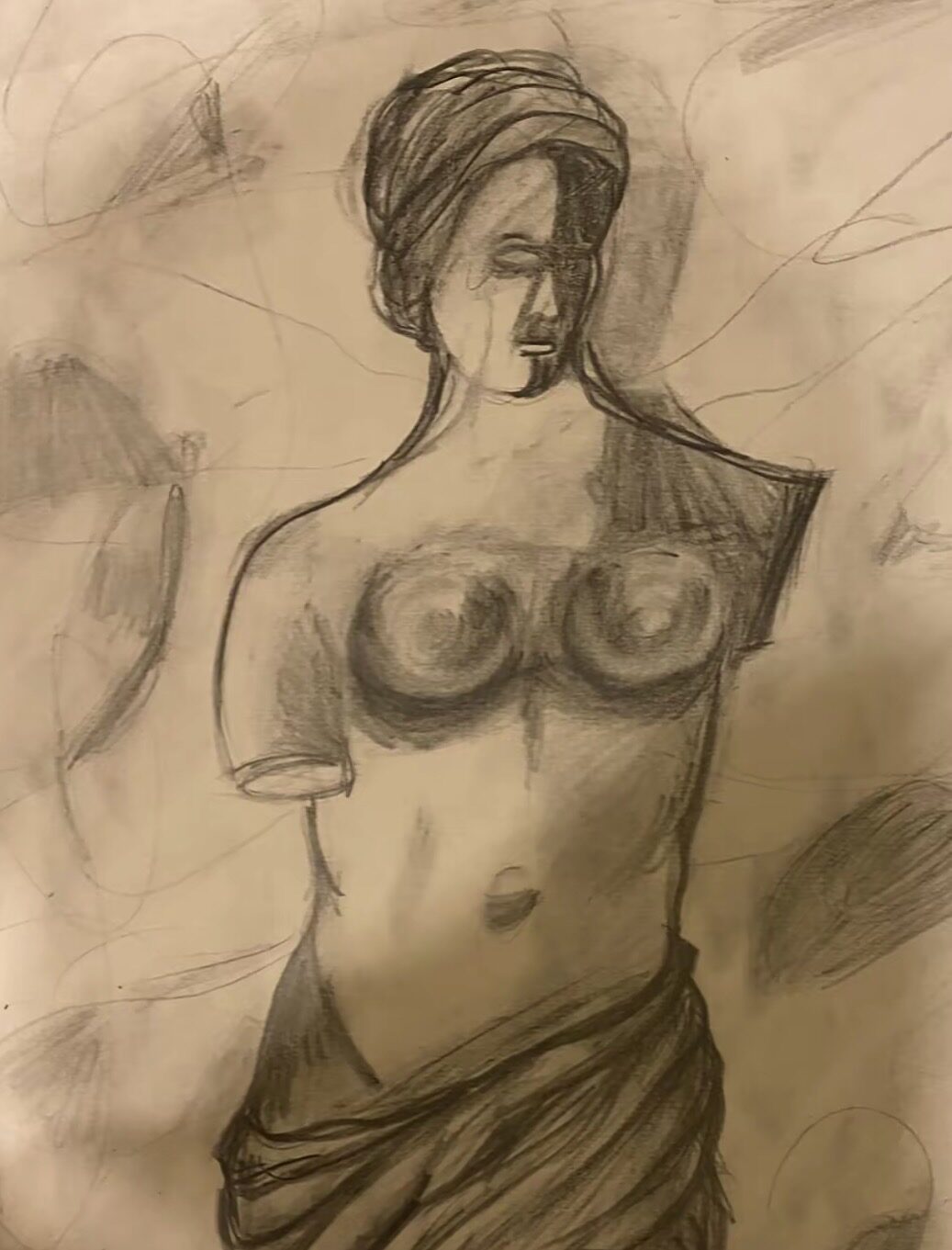 Pencil and charcoal study
