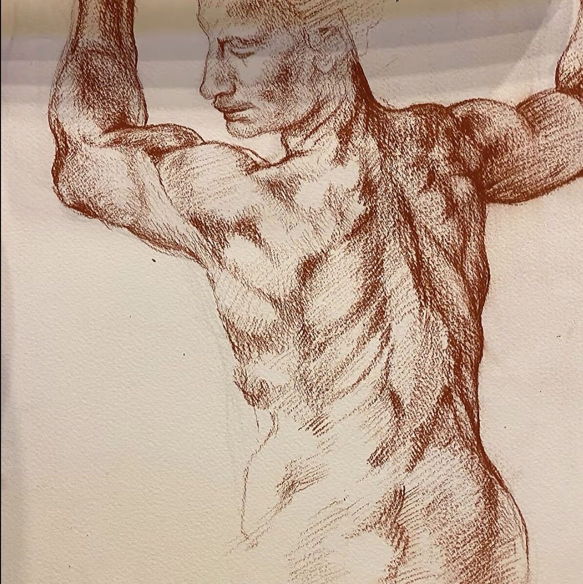 Pencil and charcoal study