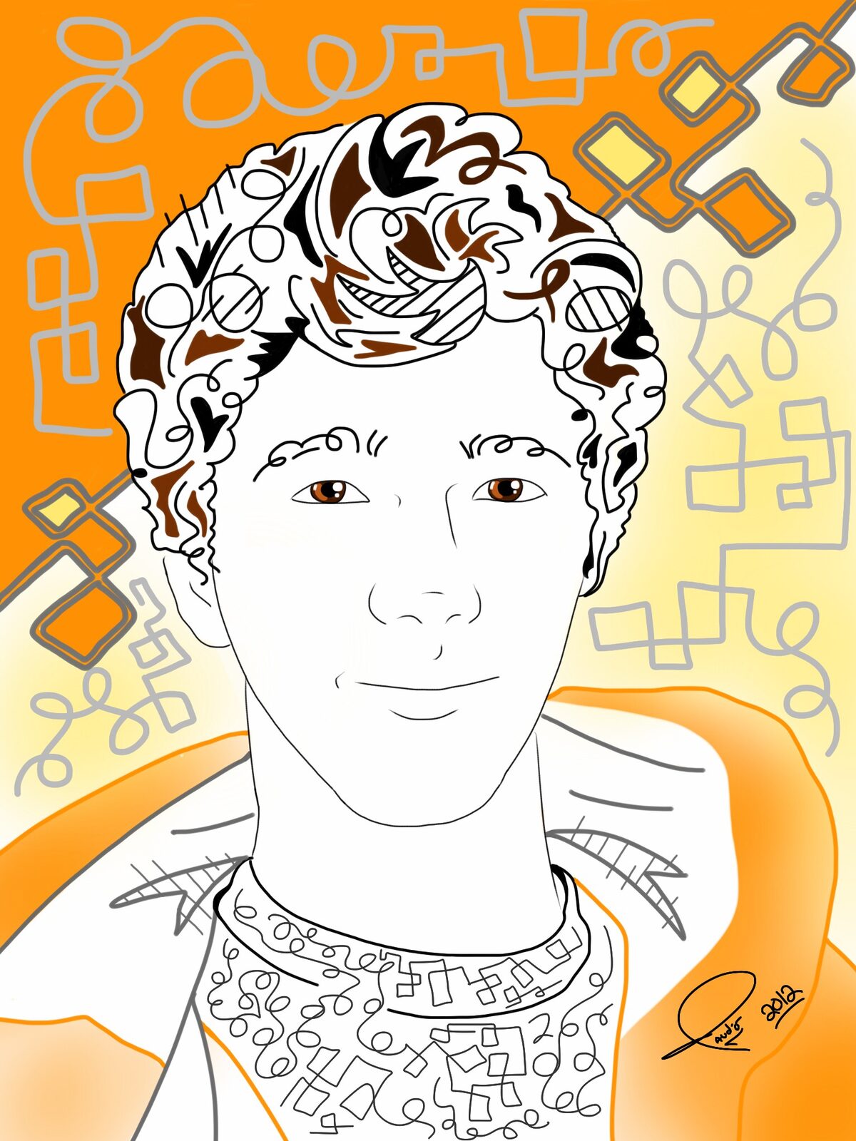 Pop-art period work